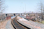 The railway deck of the Michigan Central Railway Bridge